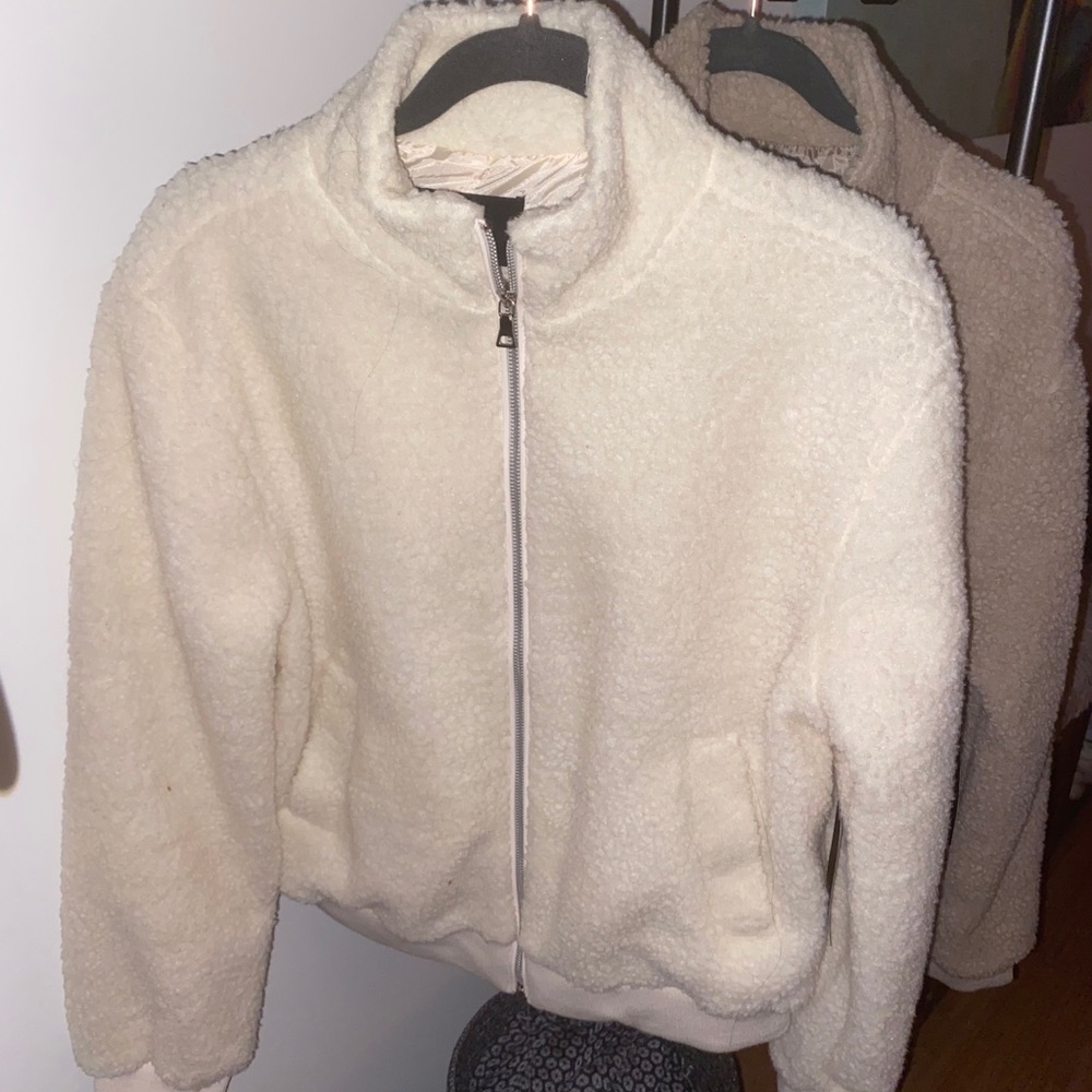 Teddy Bear Style Sweater in White